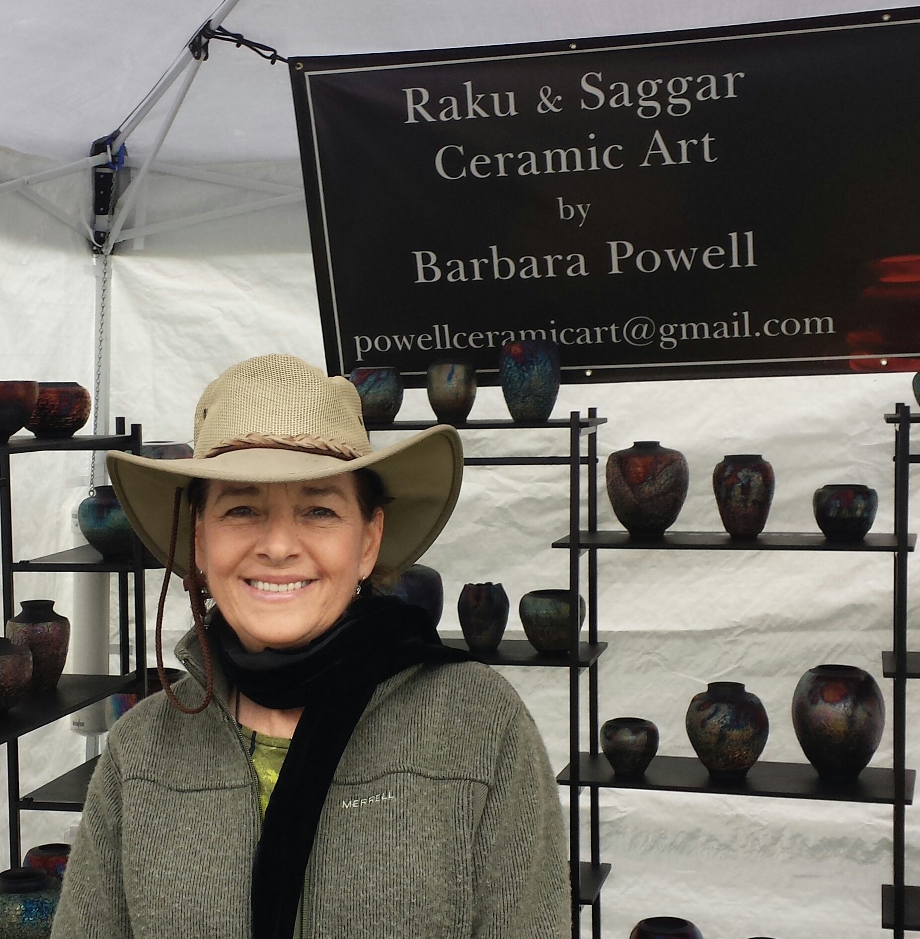 Read more about the article #3 Barbara Powell — Ceramic Artist Specializing in Raku and Saggar Pottery