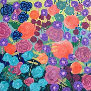 Flower painting by Suzanne Redmond