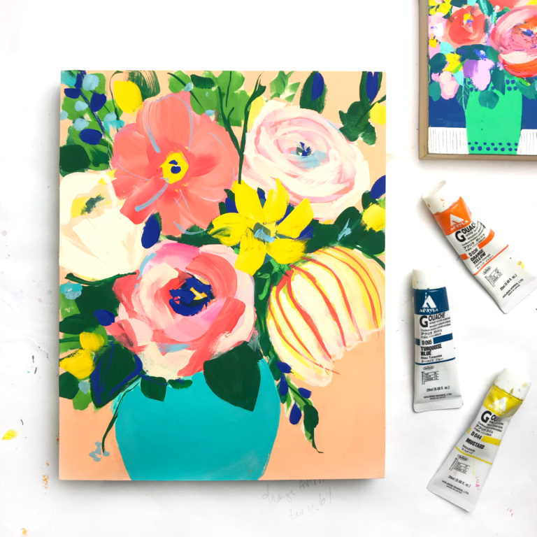 #117 Melissa Doty: Watercolors, Acryl Gouache, and Geometric Shapes | Home