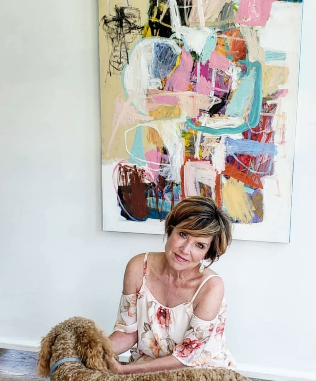 Read more about the article #147 Wendy McWilliams: Intuitive Abstract Painter