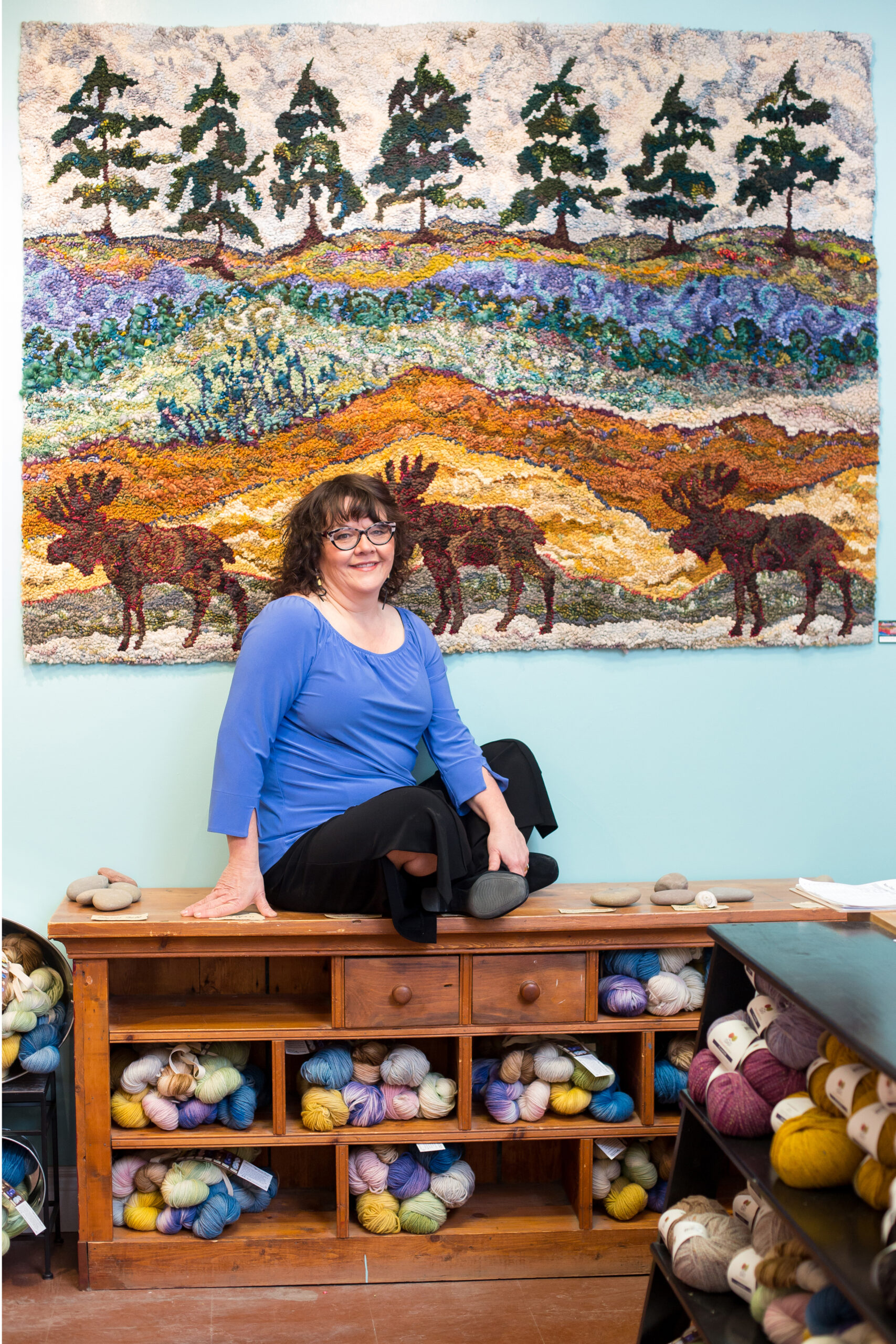 Read more about the article #189 Deanne Fitzpatrick: Creating Beauty Every Day through Hooked Rugs