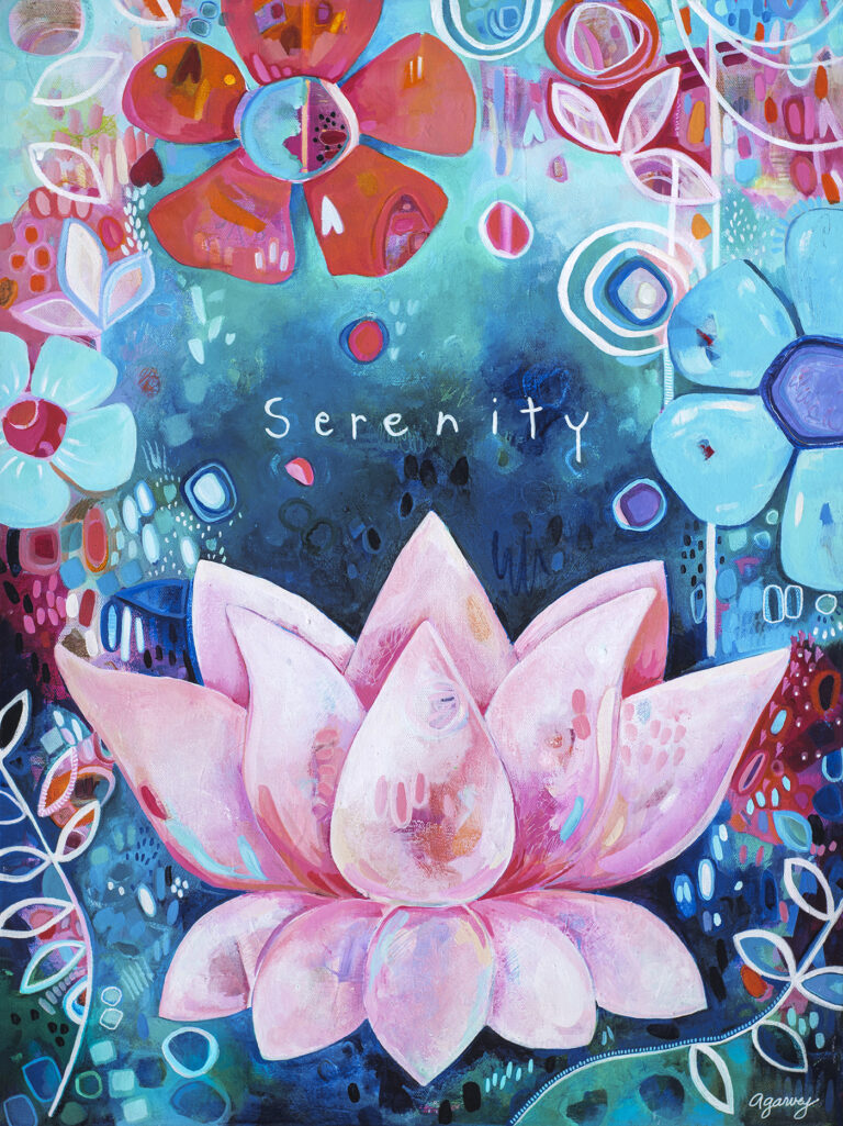 Serenity painting by Andrea Garvey