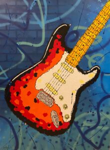 Guitar painting